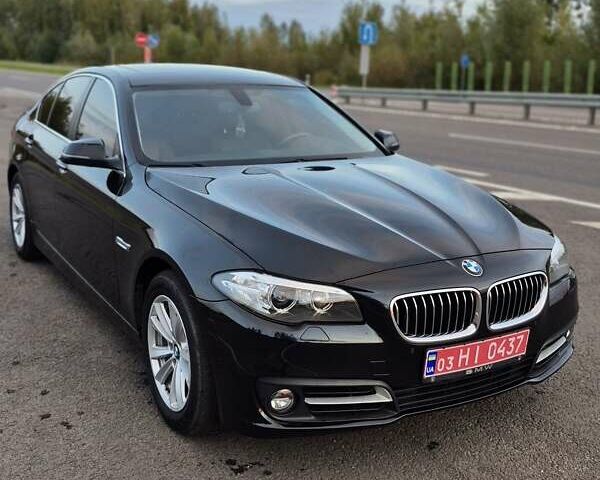 Черный БМВ 5 Серия, объемом двигателя 2 л и пробегом 99 тыс. км за 16500 $, фото 1 на Automoto.ua