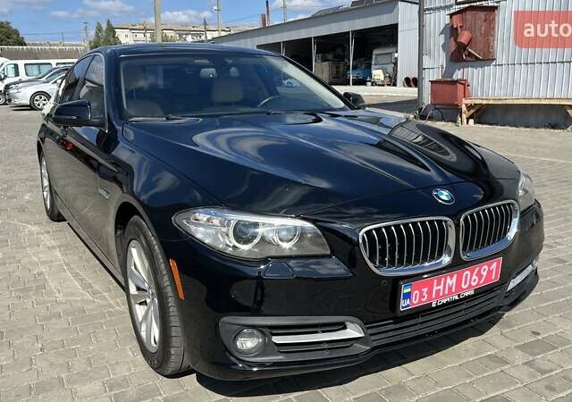 Чорний БМВ 5 Серія, об'ємом двигуна 2 л та пробігом 199 тис. км за 13950 $, фото 1 на Automoto.ua