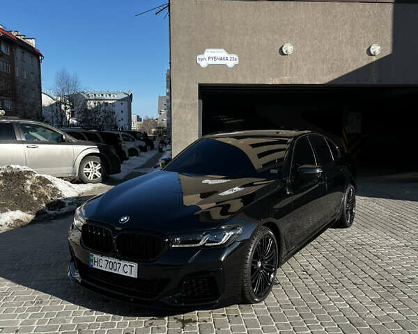 Черный БМВ 5 Серия, объемом двигателя 3 л и пробегом 129 тыс. км за 33000 $, фото 1 на Automoto.ua