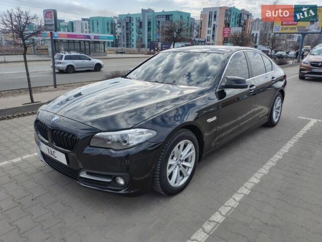 Черный БМВ 5 Серия, объемом двигателя 2 л и пробегом 195 тыс. км за 13500 $, фото 1 на Automoto.ua