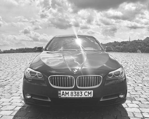 Черный БМВ 5 Серия, объемом двигателя 2 л и пробегом 108 тыс. км за 29800 $, фото 1 на Automoto.ua