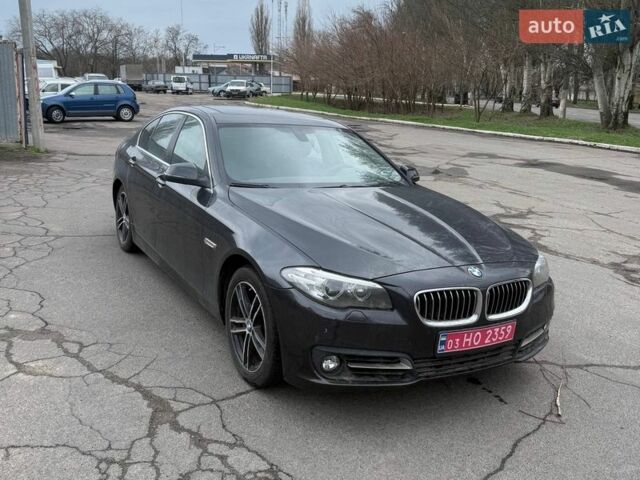 Черный БМВ 5 Серия, объемом двигателя 2 л и пробегом 236 тыс. км за 11900 $, фото 1 на Automoto.ua