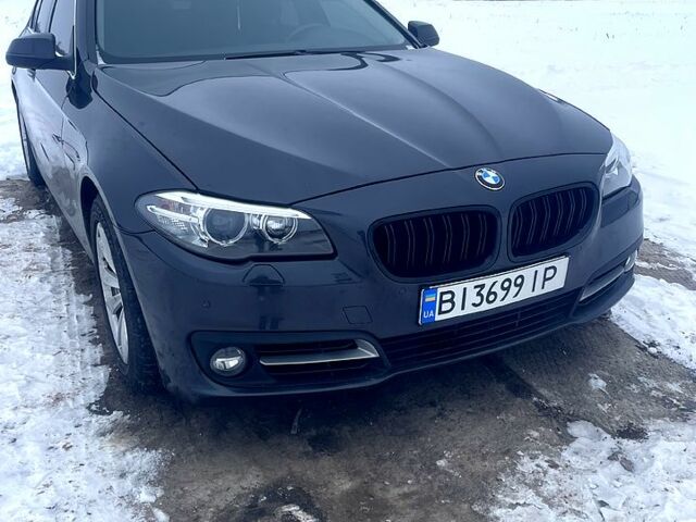 Черный БМВ 5 Серия, объемом двигателя 2 л и пробегом 122 тыс. км за 18000 $, фото 1 на Automoto.ua