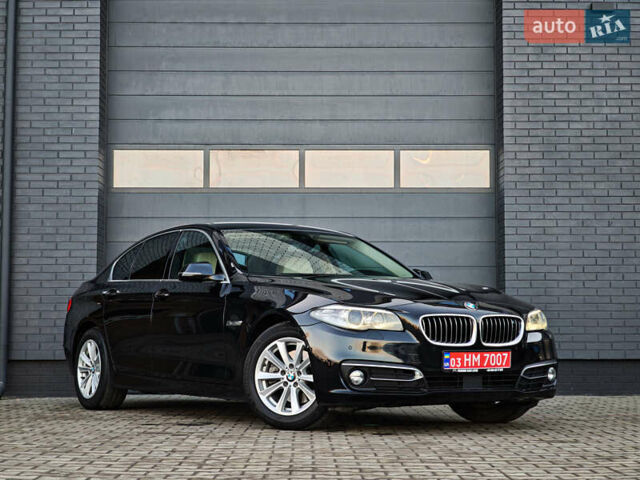 Черный БМВ 5 Серия, объемом двигателя 2 л и пробегом 231 тыс. км за 18499 $, фото 1 на Automoto.ua