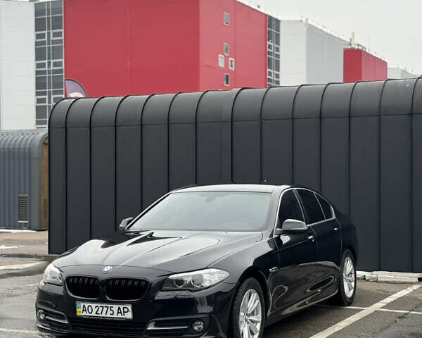Чорний БМВ 5 Серія, об'ємом двигуна 2 л та пробігом 110 тис. км за 21950 $, фото 1 на Automoto.ua