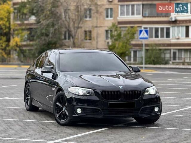 Черный БМВ 5 Серия, объемом двигателя 2 л и пробегом 102 тыс. км за 18500 $, фото 1 на Automoto.ua