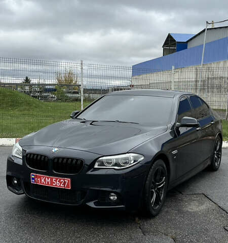 Чорний БМВ 5 Серія, об'ємом двигуна 2 л та пробігом 180 тис. км за 21500 $, фото 1 на Automoto.ua