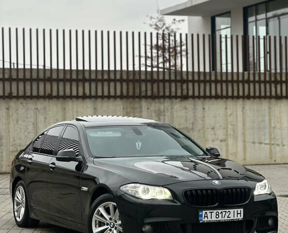 Чорний БМВ 5 Серія, об'ємом двигуна 2 л та пробігом 190 тис. км за 13850 $, фото 1 на Automoto.ua
