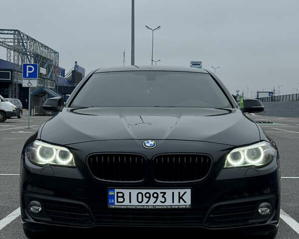 Черный БМВ 5 Серия, объемом двигателя 2 л и пробегом 132 тыс. км за 18500 $, фото 1 на Automoto.ua