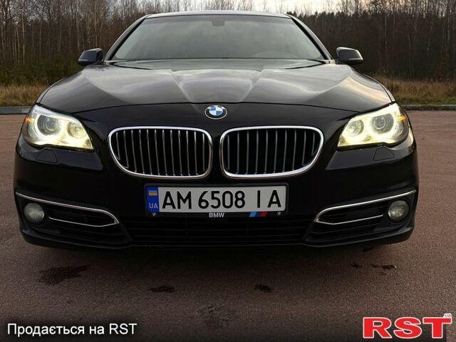 Чорний БМВ 5 Серія, об'ємом двигуна 2 л та пробігом 164 тис. км за 12800 $, фото 1 на Automoto.ua