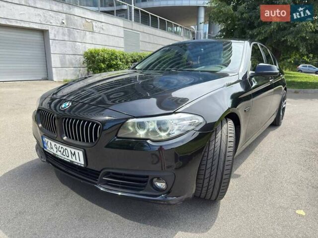 Чорний БМВ 5 Серія, об'ємом двигуна 2 л та пробігом 185 тис. км за 19500 $, фото 1 на Automoto.ua