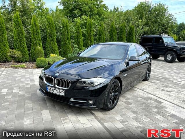 Черный БМВ 5 Серия, объемом двигателя 2 л и пробегом 106 тыс. км за 20500 $, фото 1 на Automoto.ua