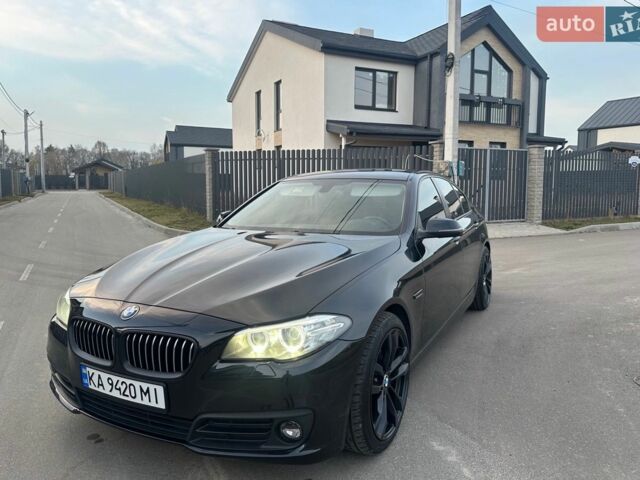 Чорний БМВ 5 Серія, об'ємом двигуна 2 л та пробігом 189 тис. км за 15400 $, фото 1 на Automoto.ua