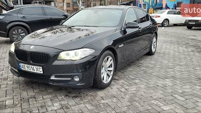 Черный БМВ 5 Серия, объемом двигателя 2 л и пробегом 85 тыс. км за 19000 $, фото 1 на Automoto.ua