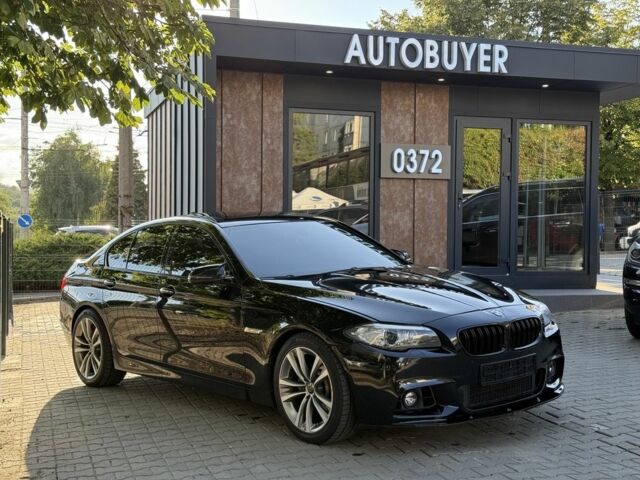 Черный БМВ 5 Серия, объемом двигателя 2 л и пробегом 164 тыс. км за 17000 $, фото 1 на Automoto.ua