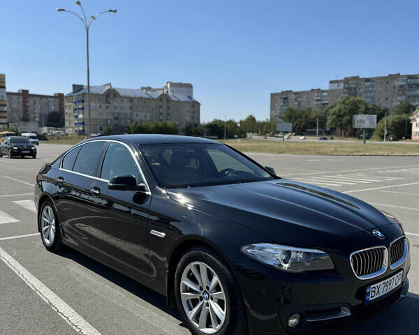 Чорний БМВ 5 Серія, об'ємом двигуна 2 л та пробігом 77 тис. км за 19000 $, фото 1 на Automoto.ua