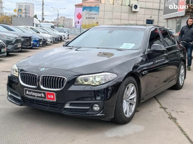 Чорний БМВ 5 Серія, об'ємом двигуна 2 л та пробігом 122 тис. км за 16990 $, фото 1 на Automoto.ua
