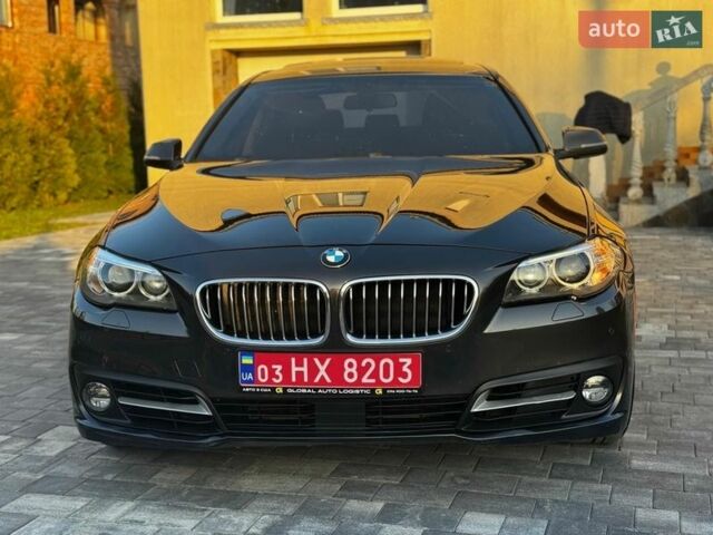 Черный БМВ 5 Серия, объемом двигателя 2 л и пробегом 172 тыс. км за 12600 $, фото 1 на Automoto.ua