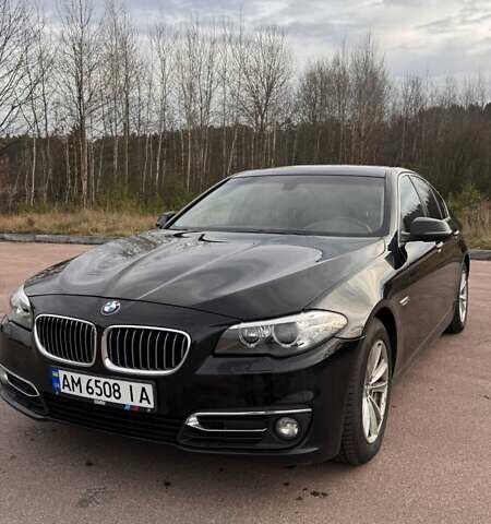 Чорний БМВ 5 Серія, об'ємом двигуна 2 л та пробігом 164 тис. км за 13500 $, фото 1 на Automoto.ua