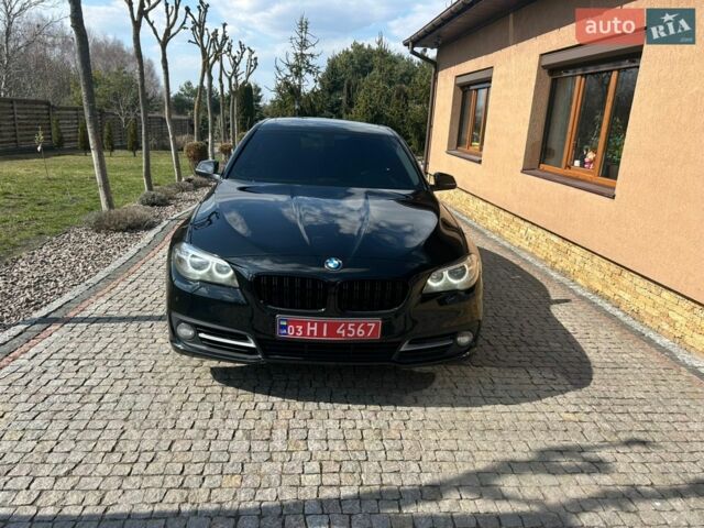 Черный БМВ 5 Серия, объемом двигателя 2 л и пробегом 260 тыс. км за 12900 $, фото 1 на Automoto.ua