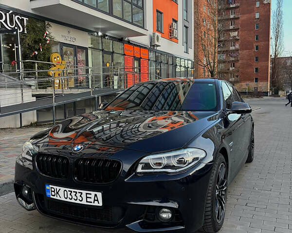 Черный БМВ 5 Серия, объемом двигателя 2 л и пробегом 209 тыс. км за 20000 $, фото 1 на Automoto.ua