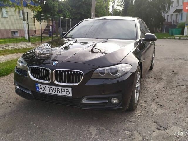 Чорний БМВ 5 Серія, об'ємом двигуна 2 л та пробігом 207 тис. км за 15700 $, фото 1 на Automoto.ua