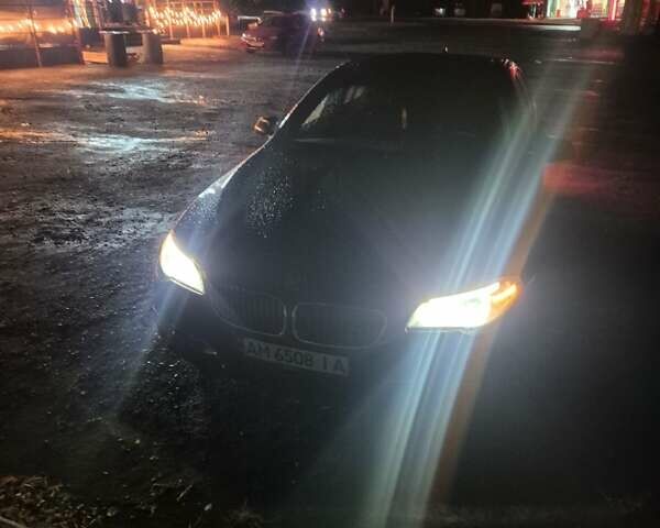 Черный БМВ 5 Серия, объемом двигателя 2 л и пробегом 162 тыс. км за 14500 $, фото 1 на Automoto.ua