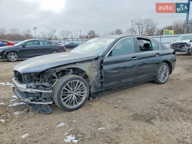 Черный БМВ 5 Серия, объемом двигателя 2 л и пробегом 129 тыс. км за 7100 $, фото 1 на Automoto.ua