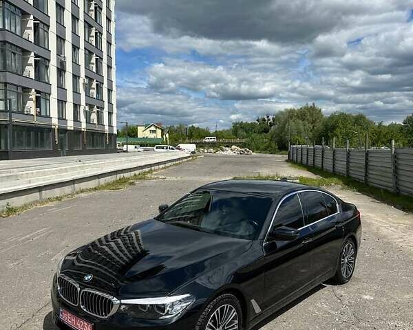 Черный БМВ 5 Серия, объемом двигателя 2 л и пробегом 103 тыс. км за 29250 $, фото 1 на Automoto.ua