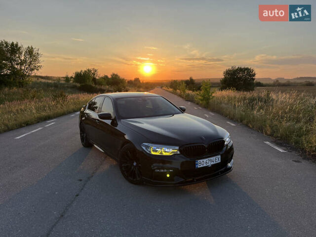 Черный БМВ 5 Серия, объемом двигателя 3 л и пробегом 177 тыс. км за 32100 $, фото 1 на Automoto.ua