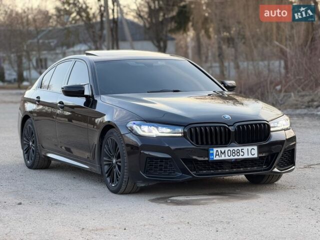 Чорний БМВ 5 Серія, об'ємом двигуна 2 л та пробігом 183 тис. км за 25500 $, фото 1 на Automoto.ua