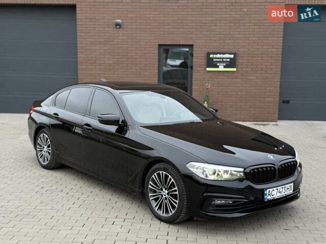 Черный БМВ 5 Серия, объемом двигателя 2 л и пробегом 177 тыс. км за 25000 $, фото 1 на Automoto.ua
