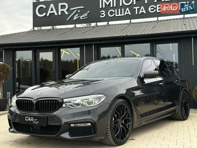 Черный БМВ 5 Серия, объемом двигателя 3 л и пробегом 182 тыс. км за 30500 $, фото 1 на Automoto.ua