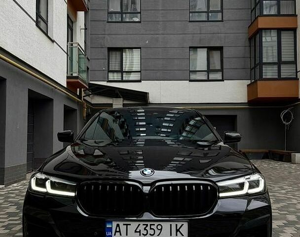 Чорний БМВ 5 Серія, об'ємом двигуна 3 л та пробігом 166 тис. км за 35500 $, фото 1 на Automoto.ua