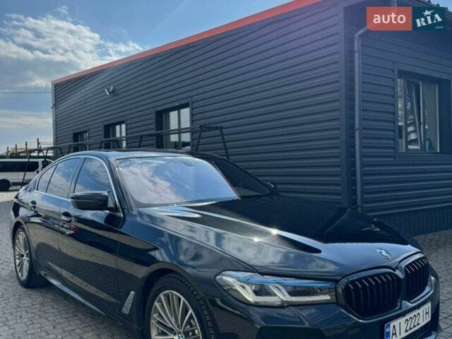 Черный БМВ 5 Серия, объемом двигателя 2 л и пробегом 130 тыс. км за 25500 $, фото 1 на Automoto.ua