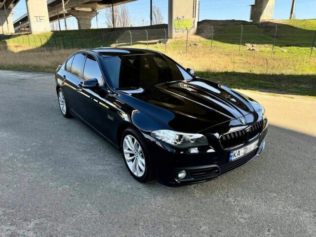 Черный БМВ 5 Серия, объемом двигателя 3 л и пробегом 201 тыс. км за 21300 $, фото 1 на Automoto.ua