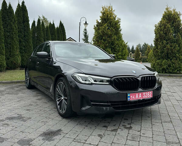 Чорний БМВ 5 Серія, об'ємом двигуна 2 л та пробігом 38 тис. км за 33900 $, фото 1 на Automoto.ua