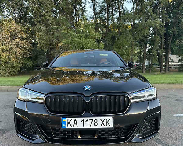 Черный БМВ 5 Серия, объемом двигателя 2 л и пробегом 104 тыс. км за 51000 $, фото 1 на Automoto.ua