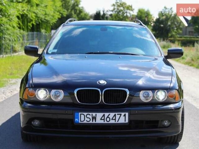 Черный БМВ 5 Серия, объемом двигателя 2.5 л и пробегом 265 тыс. км за 2200 $, фото 1 на Automoto.ua