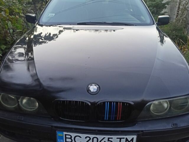 Черный БМВ 5 Серия, объемом двигателя 2.5 л и пробегом 343 тыс. км за 3650 $, фото 1 на Automoto.ua
