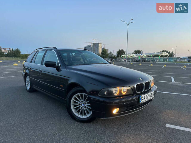 Черный БМВ 5 Серия, объемом двигателя 3 л и пробегом 550 тыс. км за 5350 $, фото 1 на Automoto.ua