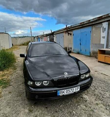 Черный БМВ 5 Серия, объемом двигателя 2.5 л и пробегом 440 тыс. км за 4700 $, фото 1 на Automoto.ua