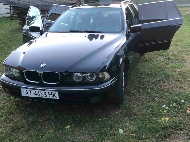 Черный БМВ 5 Серия, объемом двигателя 1.95 л и пробегом 350 тыс. км за 4500 $, фото 1 на Automoto.ua
