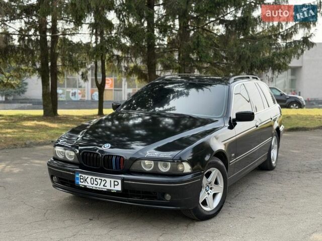 Черный БМВ 5 Серия, объемом двигателя 2.5 л и пробегом 250 тыс. км за 4399 $, фото 1 на Automoto.ua
