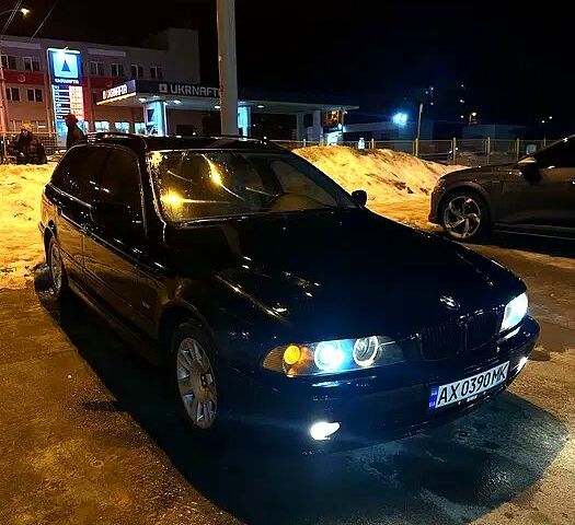 Черный БМВ 5 Серия, объемом двигателя 2.2 л и пробегом 308 тыс. км за 3950 $, фото 1 на Automoto.ua