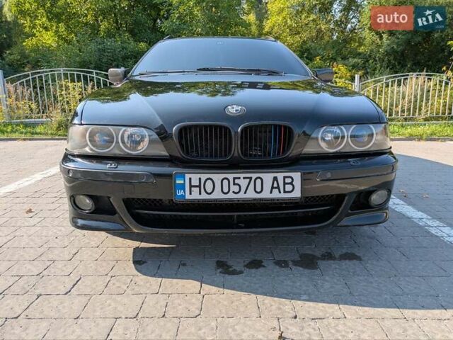 Чорний БМВ 5 Серія, об'ємом двигуна 3 л та пробігом 367 тис. км за 6800 $, фото 1 на Automoto.ua