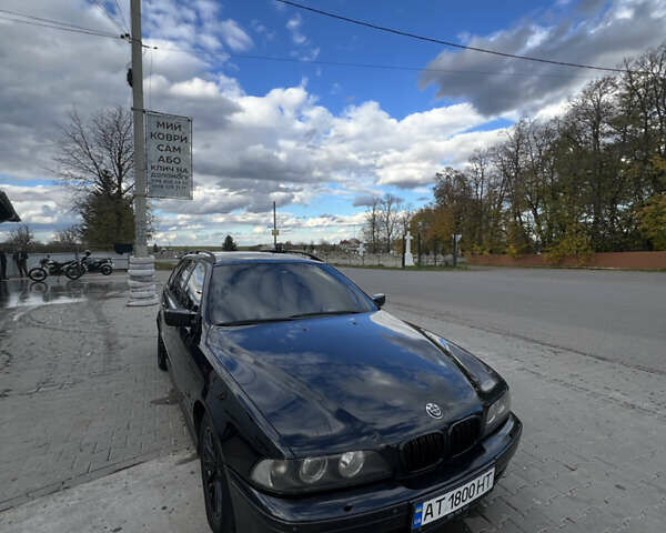 Черный БМВ 5 Серия, объемом двигателя 2.5 л и пробегом 327 тыс. км за 4700 $, фото 1 на Automoto.ua