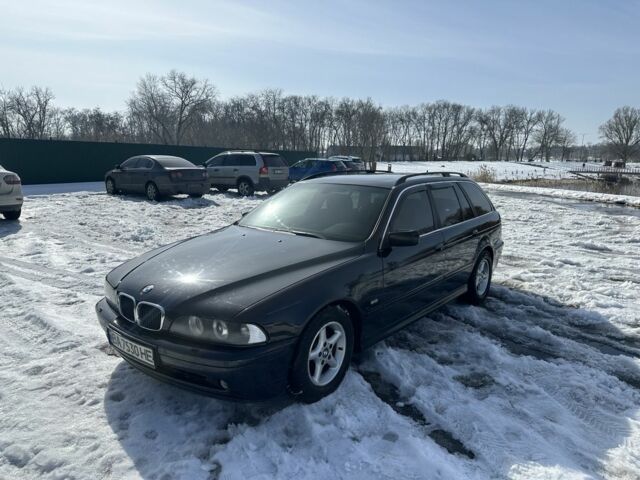 Черный БМВ 5 Серия, объемом двигателя 3 л и пробегом 440 тыс. км за 4100 $, фото 1 на Automoto.ua