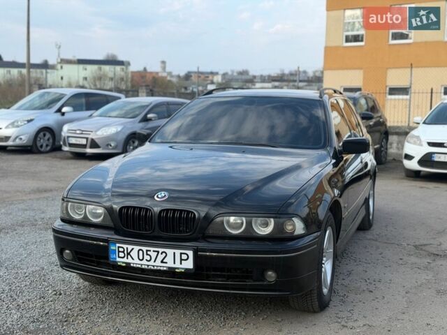 Черный БМВ 5 Серия, объемом двигателя 2.5 л и пробегом 250 тыс. км за 3999 $, фото 1 на Automoto.ua