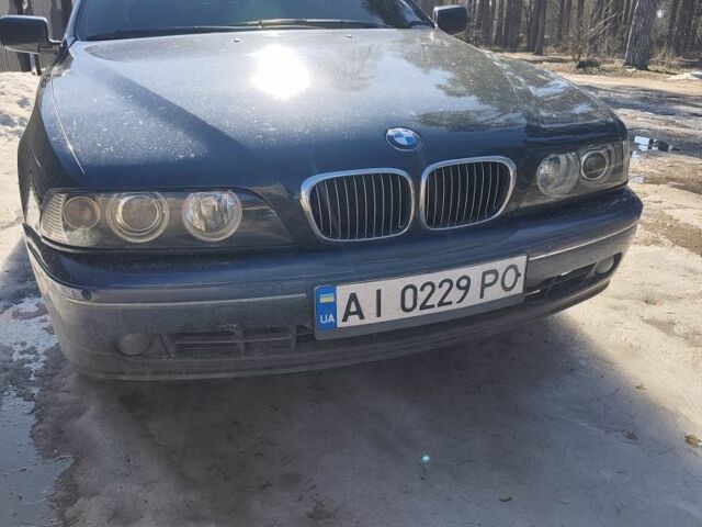 Черный БМВ 5 Серия, объемом двигателя 2.5 л и пробегом 463 тыс. км за 3500 $, фото 1 на Automoto.ua